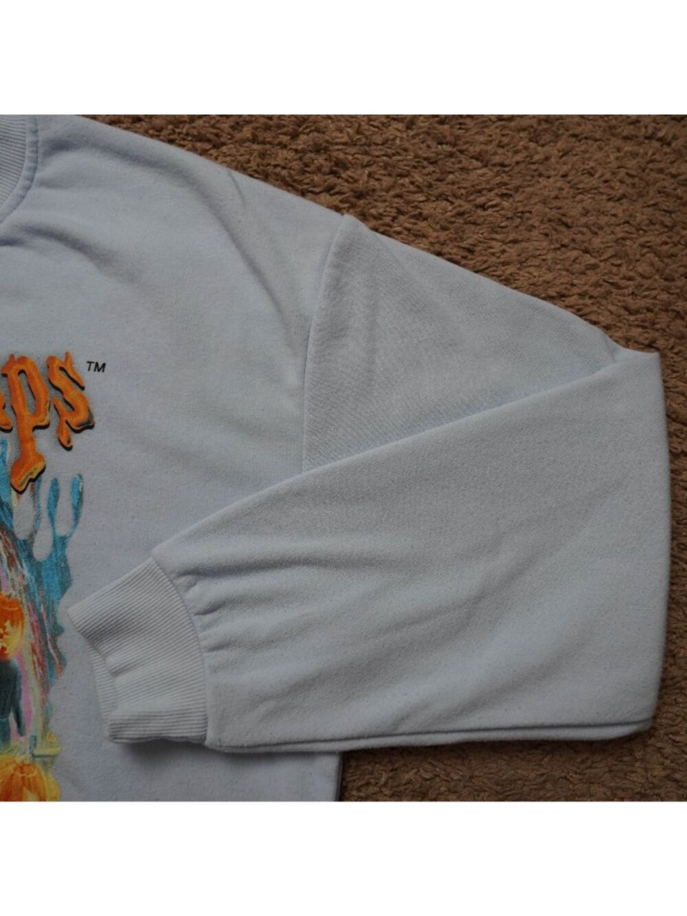 Goosebumps Sweatshirt Womens L Attack of the Jack O Lanterns Halloween Graphic - Picture 8 of 10